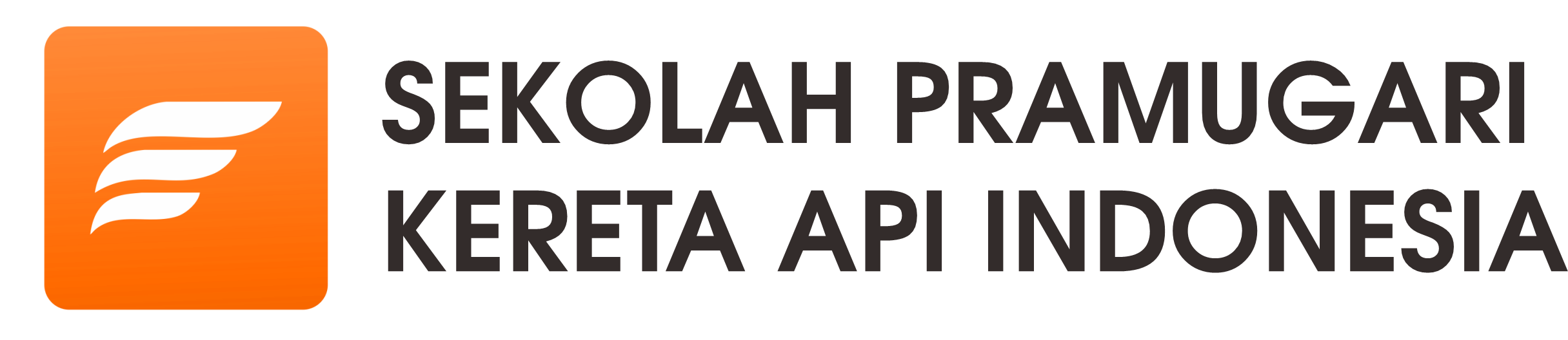 logo sekolah pramugari kereta api
